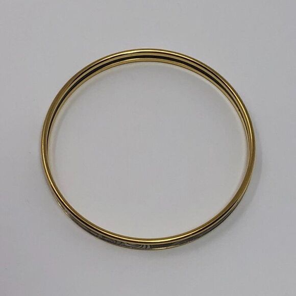 Frey Wille 14k Yellow Gold Bordered Bangle Ulta Magic Sphinx Bangle - Picture 6 of 7